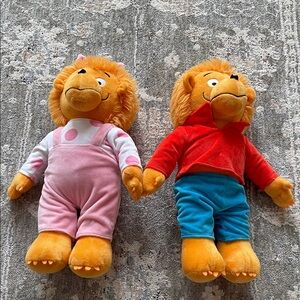 The Berenstain bears -brother and Sister 14 inch tall